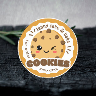 Brown cookies & sweet business Sticker