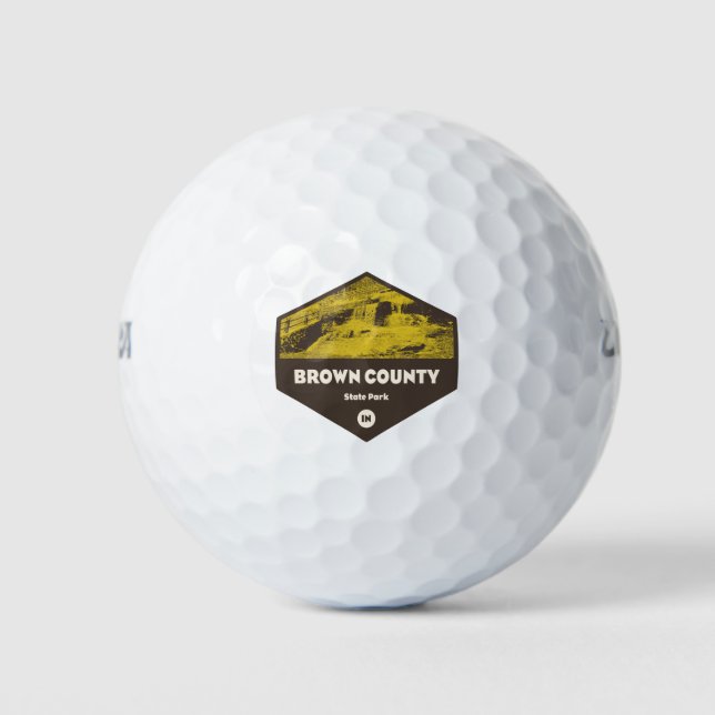 Brown County State Park Indiana Golf Balls (Front)