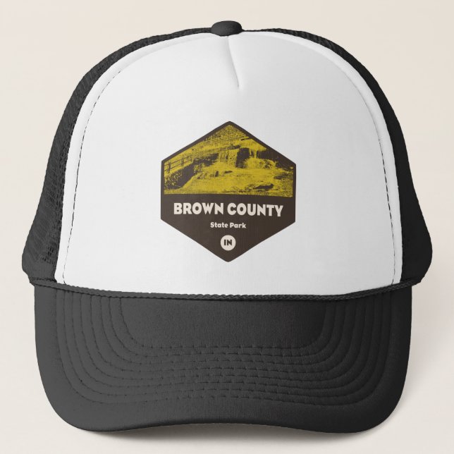 Brown County State Park Indiana Trucker Hat (Front)