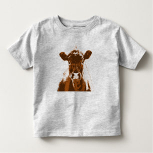 Brown Cow Farm Animal Toddler T-Shirt