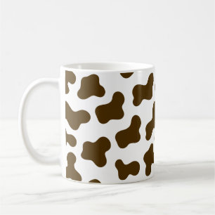Brown Cow Print Coffee Mug