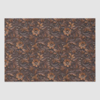 Brown Cowgirl Floral