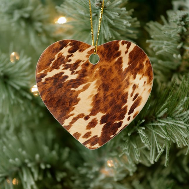 Brown Cowhide Ceramic Tree Decoration (Tree)