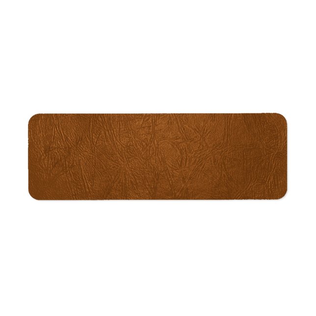 Brown Cowhide Leather Texture Look (Front)