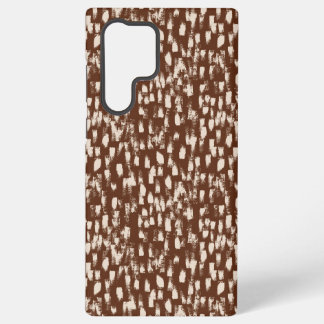 Brown Cream Beige Abstract Pattern Samsung Galaxy Case