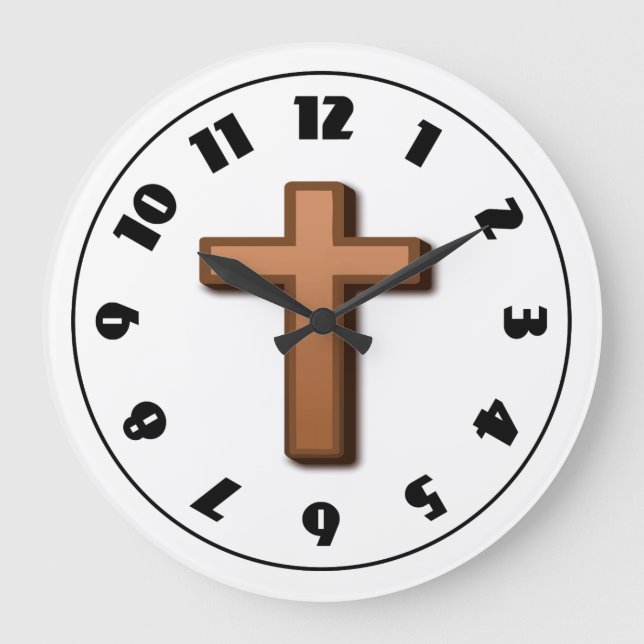 Brown Cross Clock (Front)