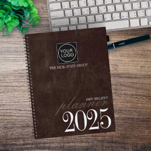 Brown Custom Business Organiser 2025 Company Logo