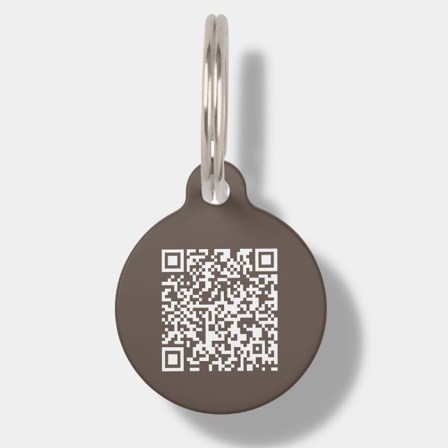 Brown Custom QR Code | Scan Pet ID Tag (Creator Uploaded)