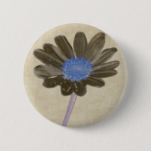 Brown Daisy Button (Front)