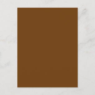 Brown Decor Colour You Can Customise Postcard