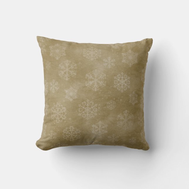 brown decor winter  Christmas American MoJo Pillow (Front)