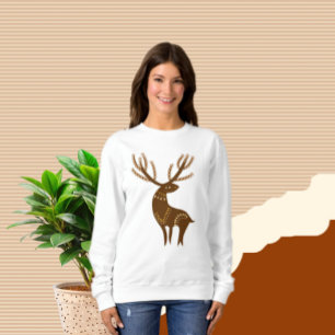Brown deer sweatshirt