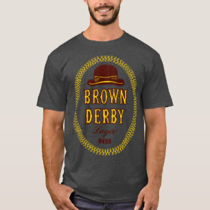 Brown Derby Retro Defunct Beer T-Shirt