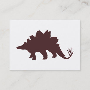 Brown Dinosaur Business Card