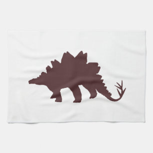 Brown Dinosaur Tea Towel
