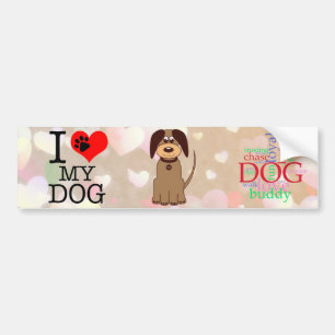 Brown Dog Bumper Sticker