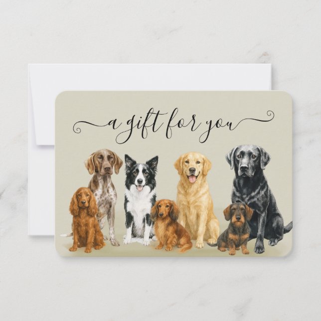 Brown Dog Grooming Pet Vet Boarding Certificate (Front)