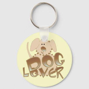 Brown Dog Lover Tshirts and Gifts Key Ring