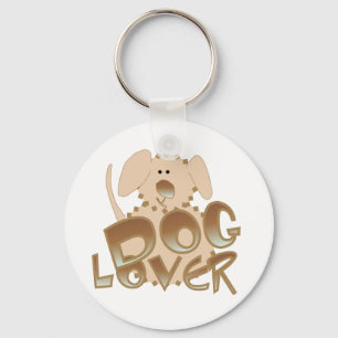 Brown Dog Lover Tshirts and Gifts Key Ring
