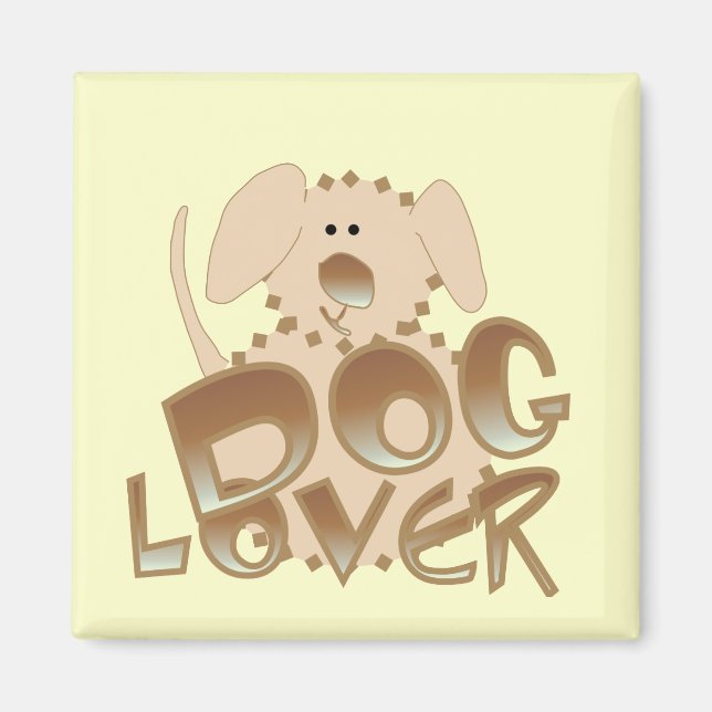 Brown Dog Lover Tshirts and Gifts Magnet (Front)