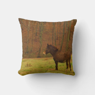 Brown donkey, cushion