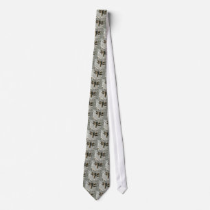 Brown Dragonfly Tie