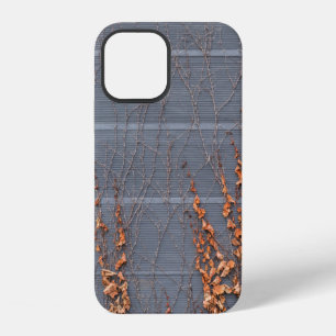 Brown dried leaves on water iPhone 12 case
