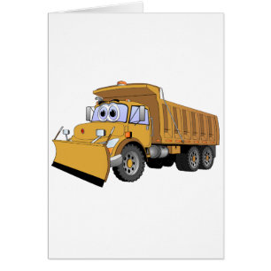 Brown Dump Truck Cartoon