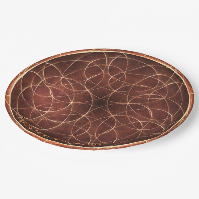 Brown Dwarf Paper Plate (Angled)