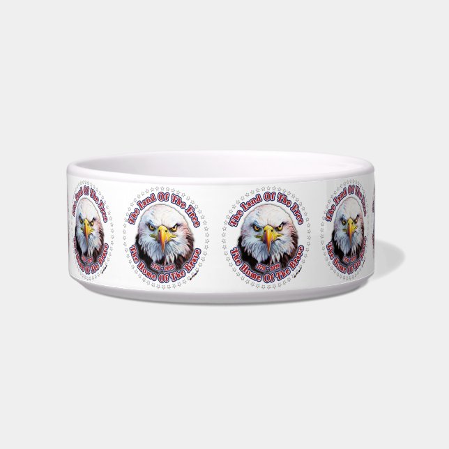 Brown Eagle Multiple Design Bowl (Front)