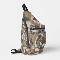 Brown Earth Tones Military Camouflage