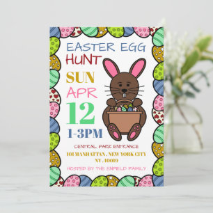 Brown Easter Bunny, Easter Egg Hunt Announcement