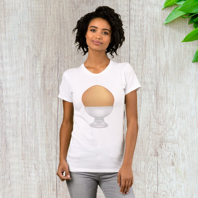 Brown Egg in White Egg Cup T-Shirt (Creator Uploaded)