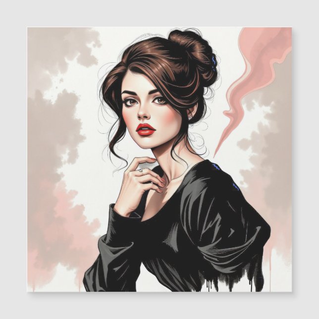 Brown elegance with an enigmatic look (Front)