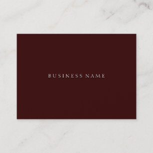 Brown Elegant Business Card
