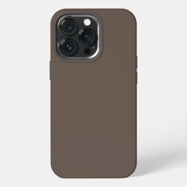 Brown elegant iPhone case (Back)
