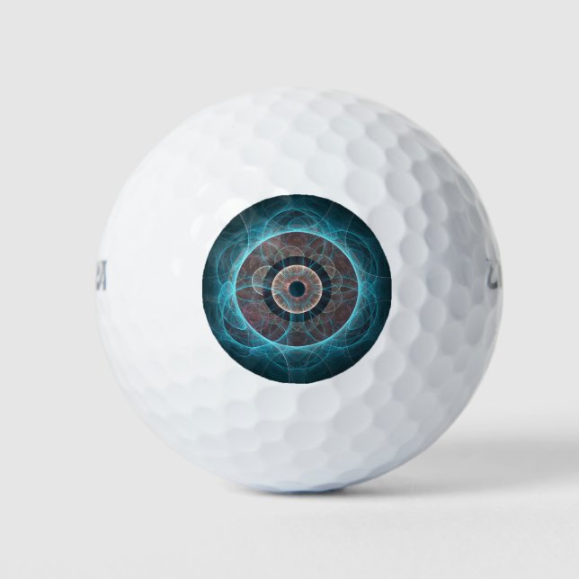 Brown-Eyed Beauty Golf Balls (Front)