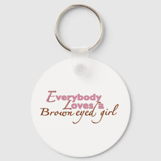 Brown Eyed Girl Key Ring