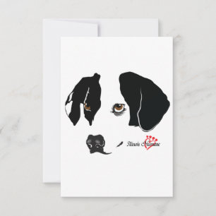 Brown Eyes Blank Card
