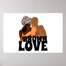 Brown Family African Head Wrap Brown Love