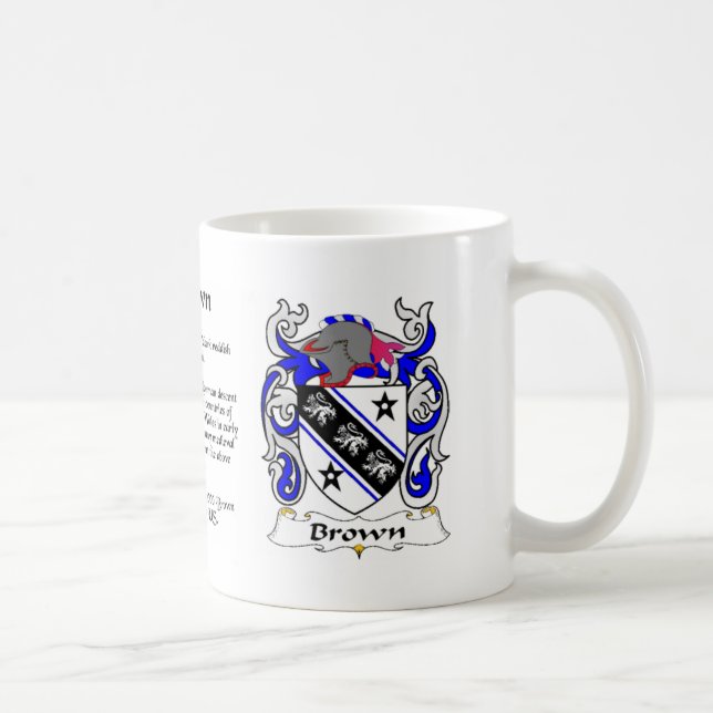 Brown Family Crest cup (Right)