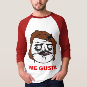 Brown Female Me Gusta Comic Rage Face Meme T-Shirt