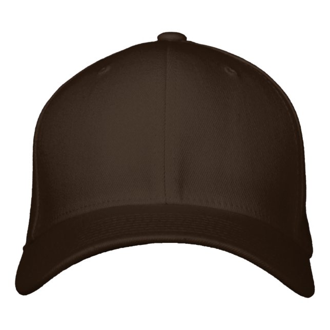 Brown Flexfit Wool Cap (Front)