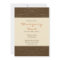 Brown florish fall custom Thanksgiving invitation