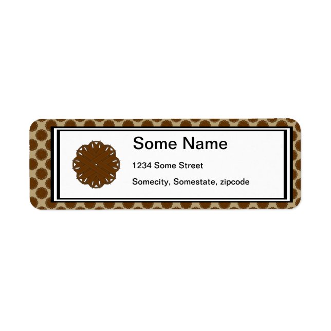 Brown Flower Ribbon by Kenneth Yoncich (Front)