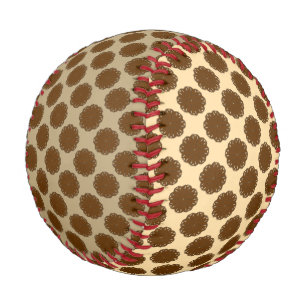Brown Flower Ribbon by Kenneth Yoncich Baseball