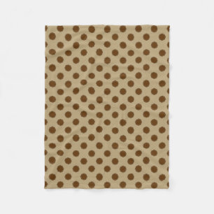 Brown Flower Ribbon by Kenneth Yoncich Fleece Blanket