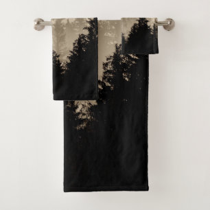 Brown Forest Dream #1 #decor #art Bath Towel Set