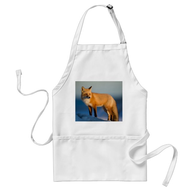 Brown Fox Adult Apron (Front)