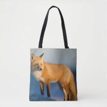 Brown Fox Tote Bag